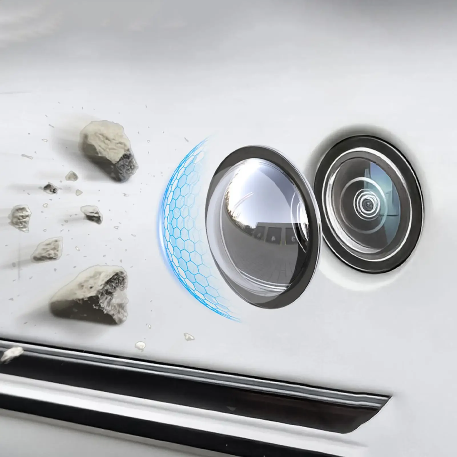 Dash Cam Mirror Backup Camera - Uniwersalna osłona obiektywu kamery samochodowej 2/4