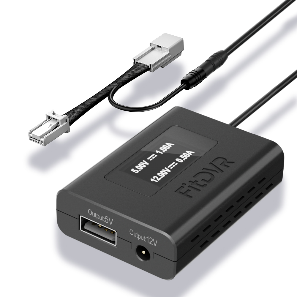 Dash Cam Hardwire Kit - Zasilacz do kamery samochodowej FitDVR (5-pinowy)