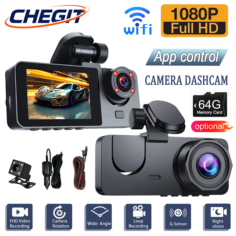 Dash Cam Mirror Backup Camera - NOWA KAMERA SAMOCHODOWA 1080P HD WIFI