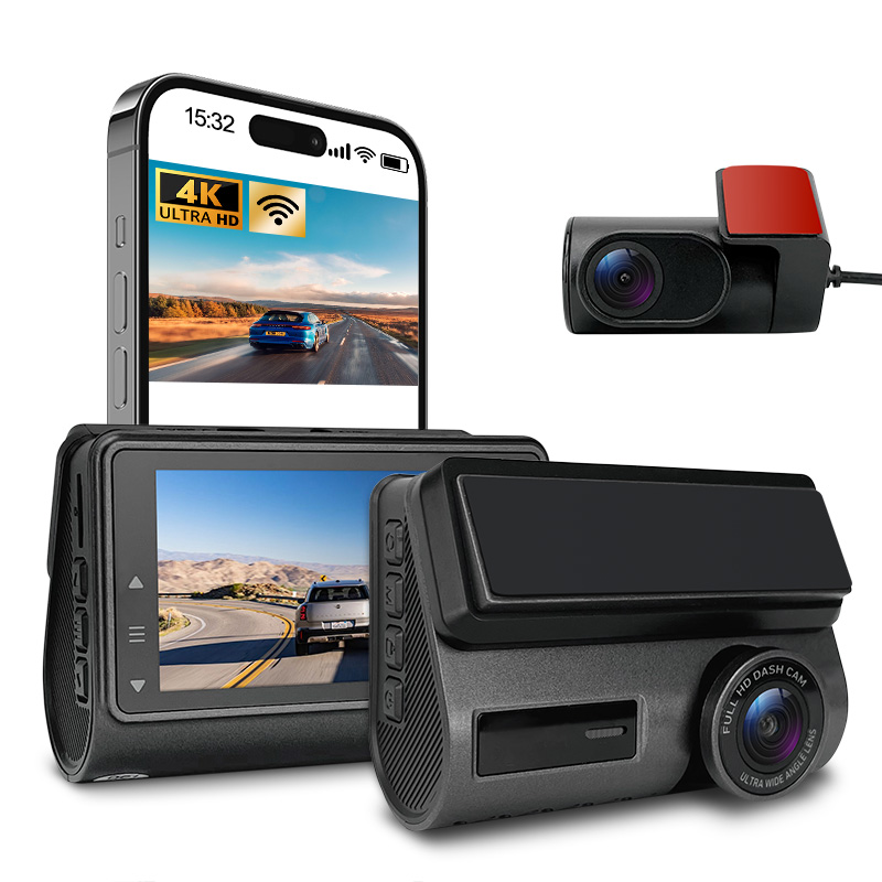 Dash Cam 2K Dual Lens - Kamera samochodowa 4K 2K z dwoma