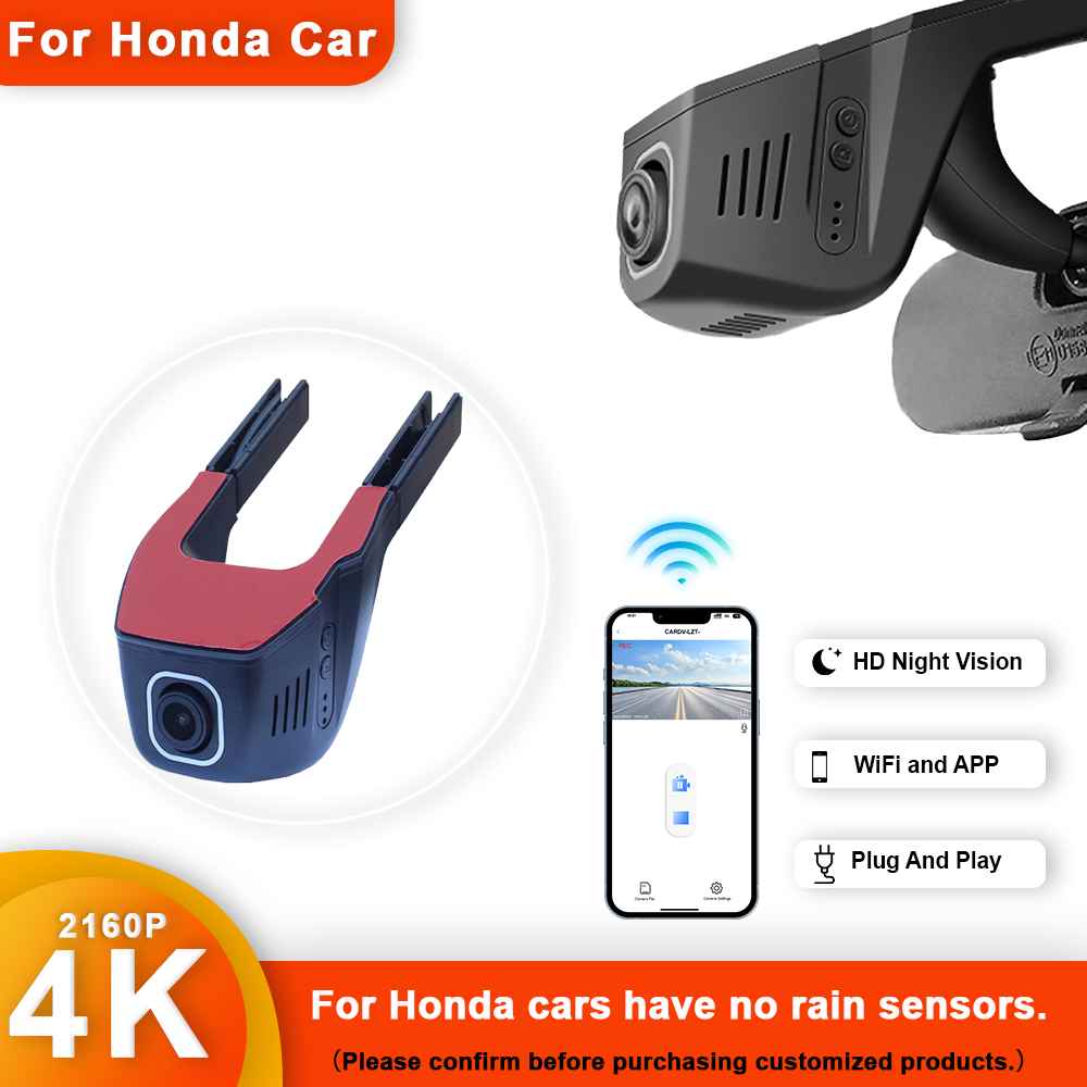 Dash Cam Front And Rear 4K - Niestandardowa kamera samochodowa 4K HD 2160P