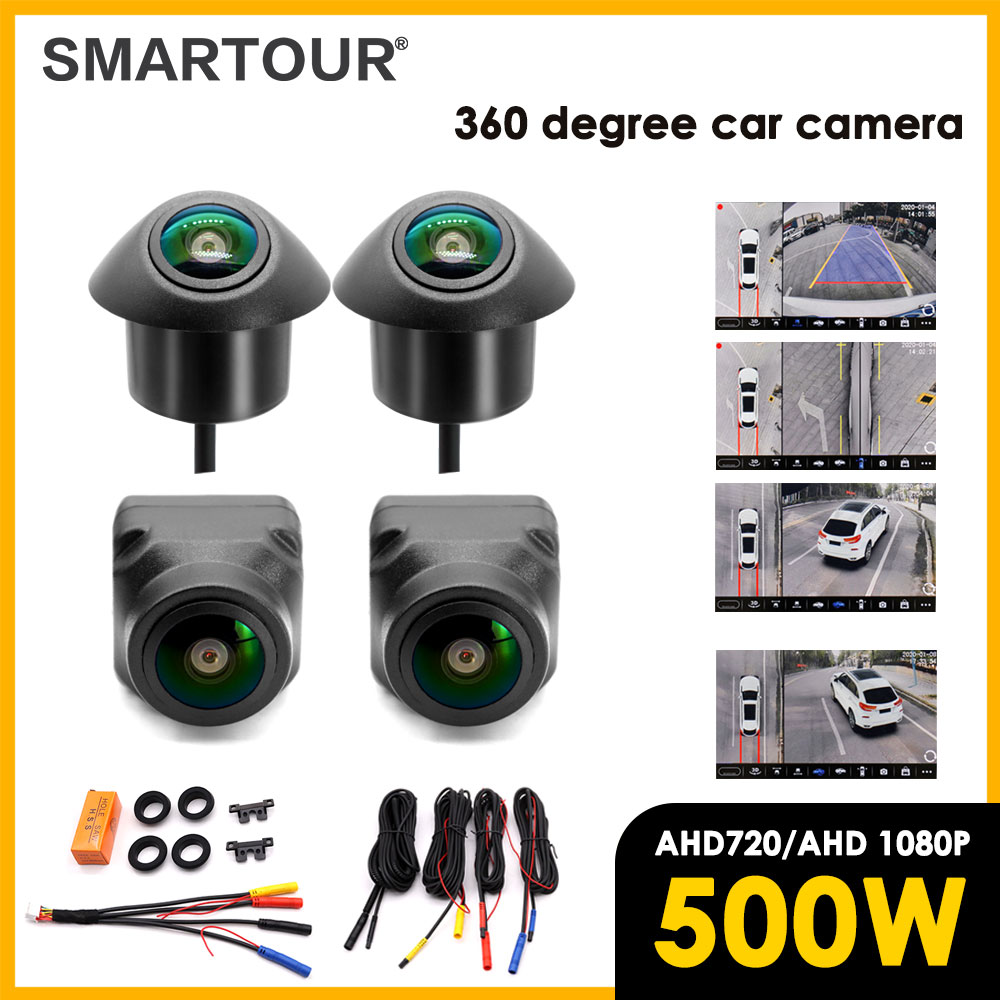 Dash Cam With Parking Monitor - Smartour 500W 360-stopniowa kamera samochodowa System
