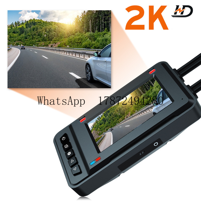 Dash Cam 2K Dual Lens - Kamera samochodowa 2K WiFi GPS z