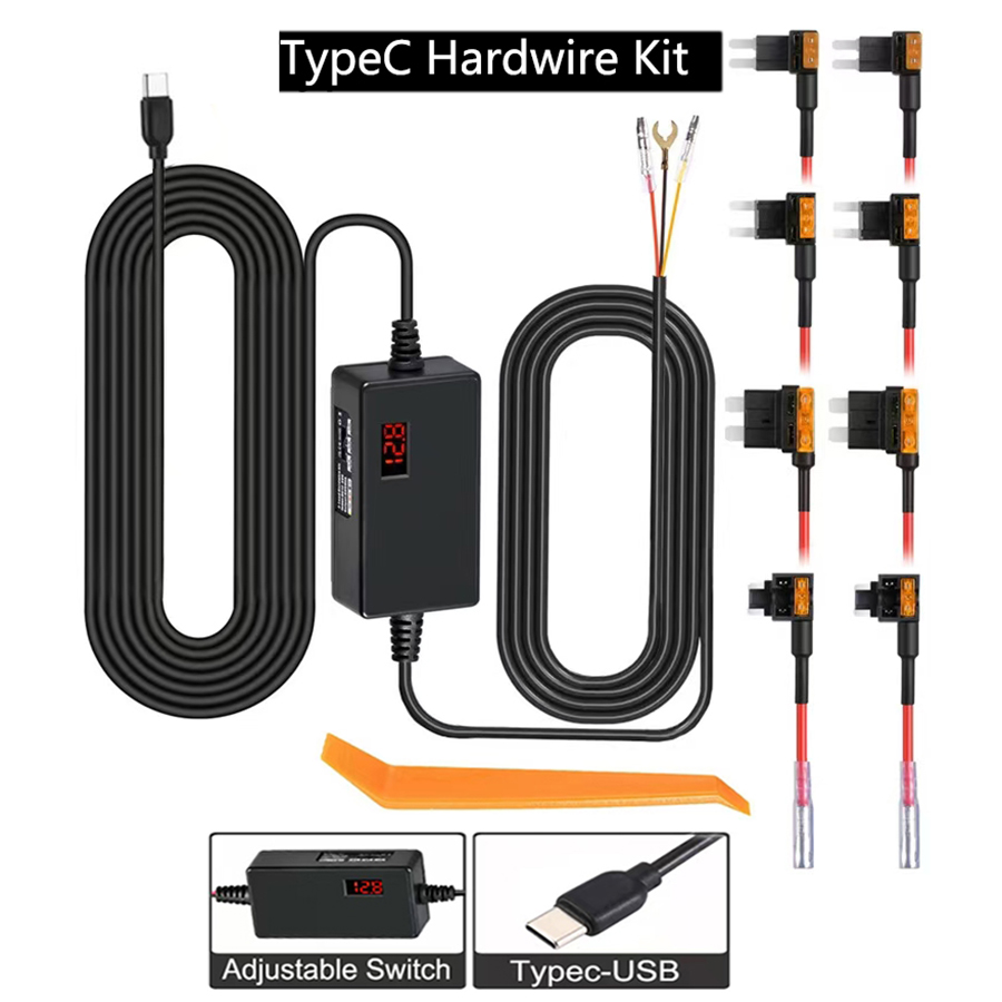 Dash Cam Hardwire Kit - Dla VIOFO typ C USB 12V