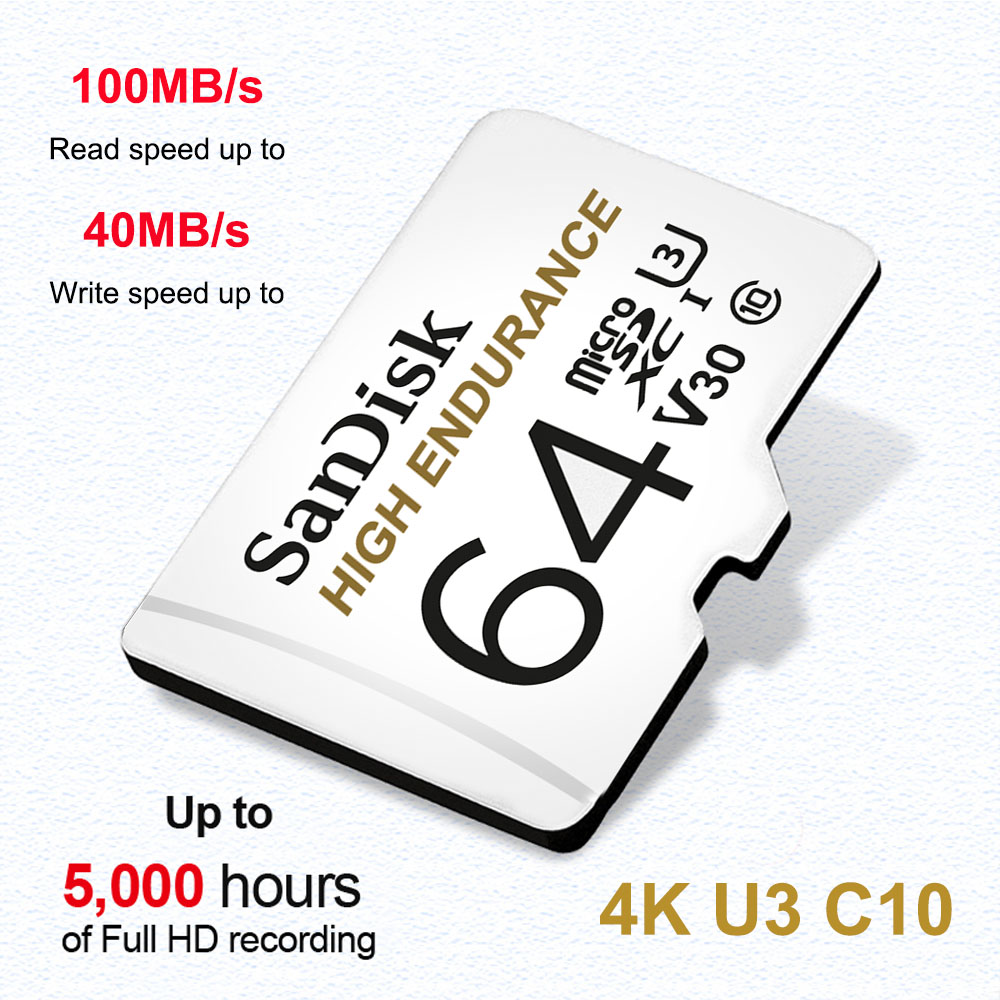 Dash Cam Sd Card 256Gb High Endurance - Karta pamięci SanDisk MAX ENDURANCE MicroSD
