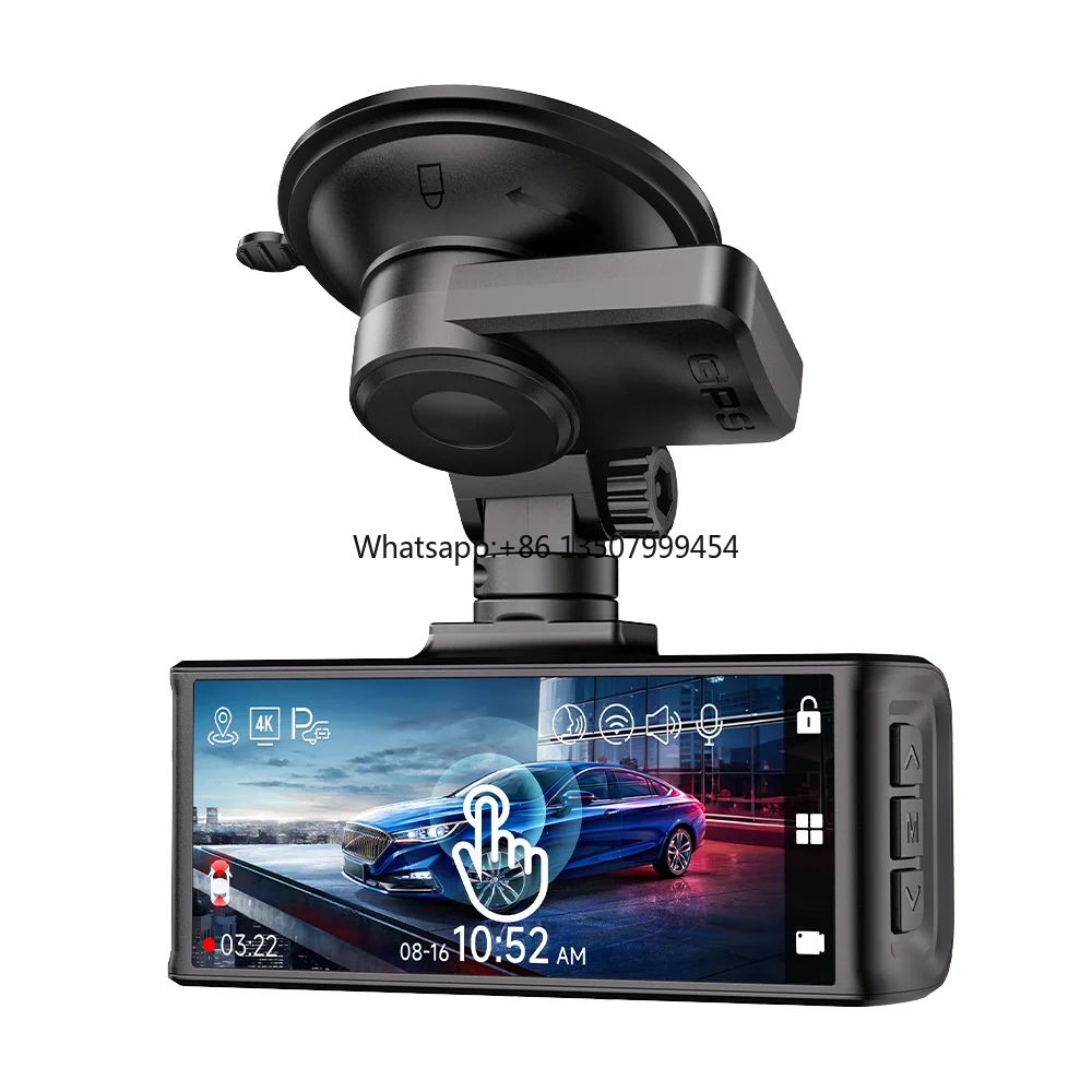Dual Dash Cam With Gps Wifi - Rejestrator samochodowy Dealer F7N-Touch z noktowizorem,