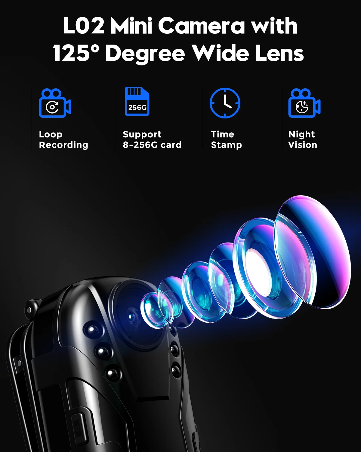 Boblov L02 1080P Kamera Mini z – Dash Cam Night Vision Infrared recenzja i cena