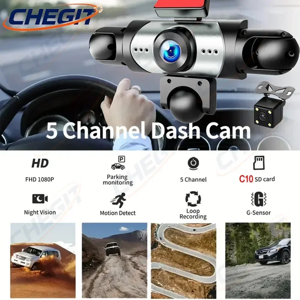 Nowa kamera samochodowa 5Lens  – Dash Cam Mirror Backup Camera recenzja i cena