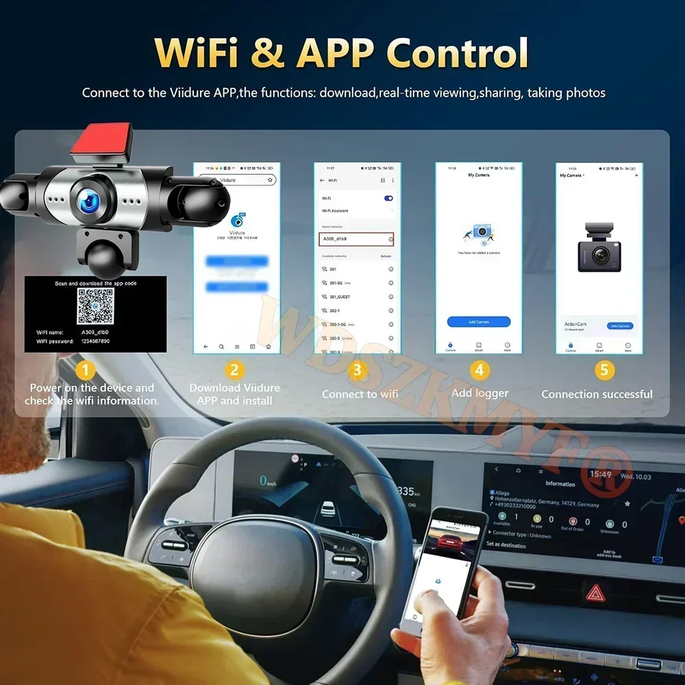 Nowa kamera samochodowa 5Lens  – Dash Cam Mirror Backup Camera recenzja i cena