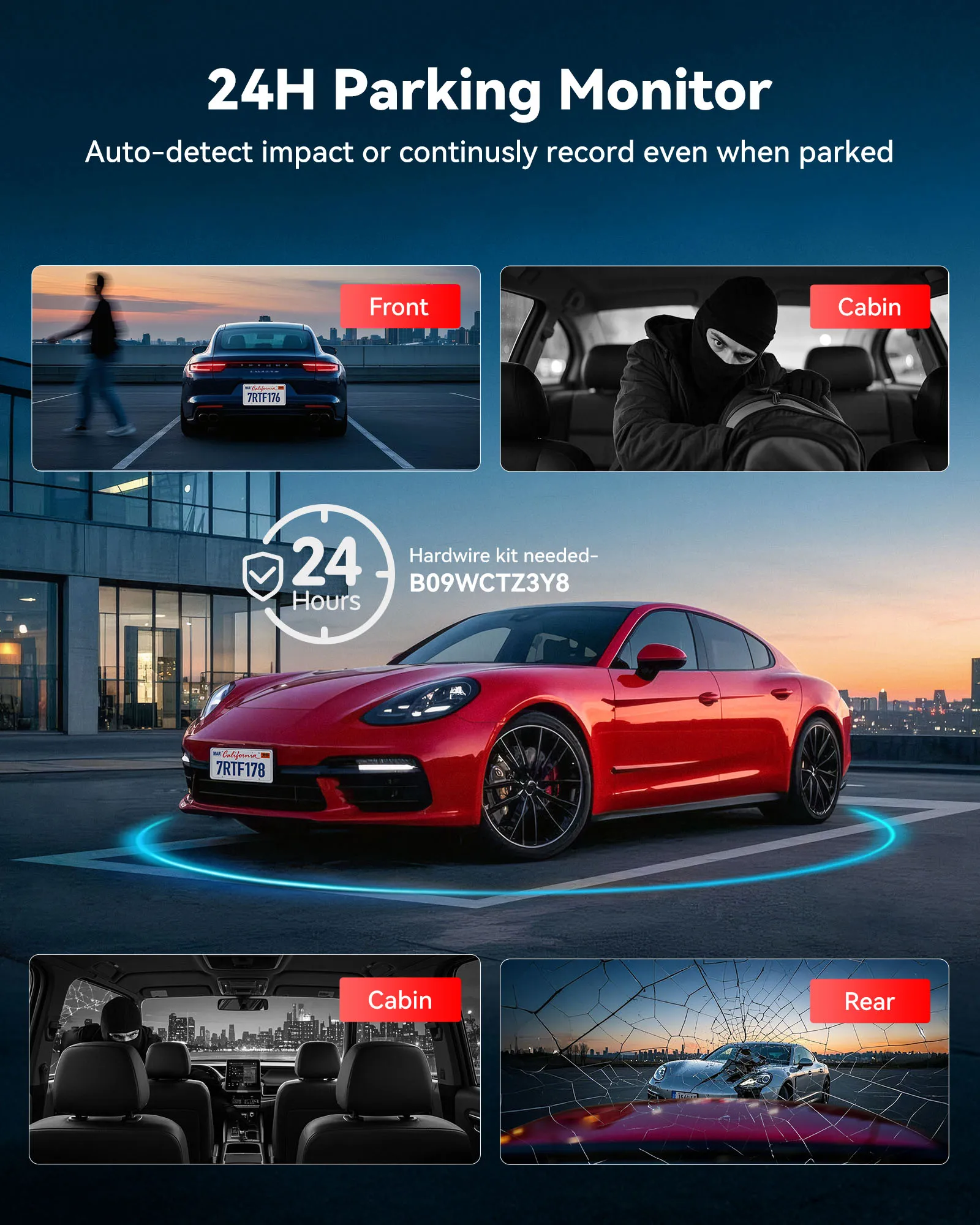 Dystrybutor kamery samochodowe – Dash Cam With Parking Monitor recenzja i cena