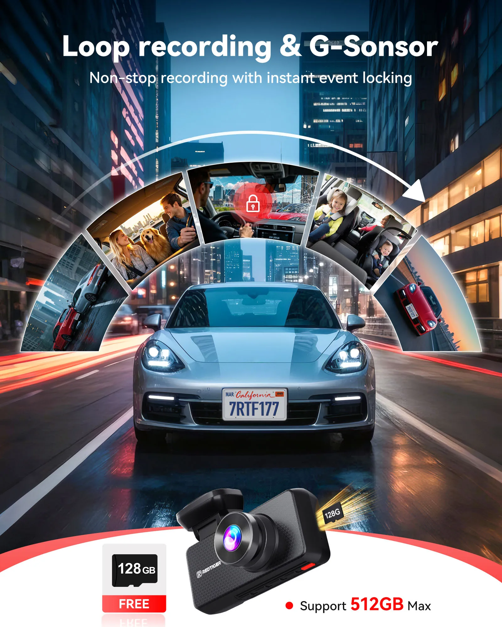 Dystrybutor kamery samochodowe – Dash Cam With Parking Monitor recenzja i cena