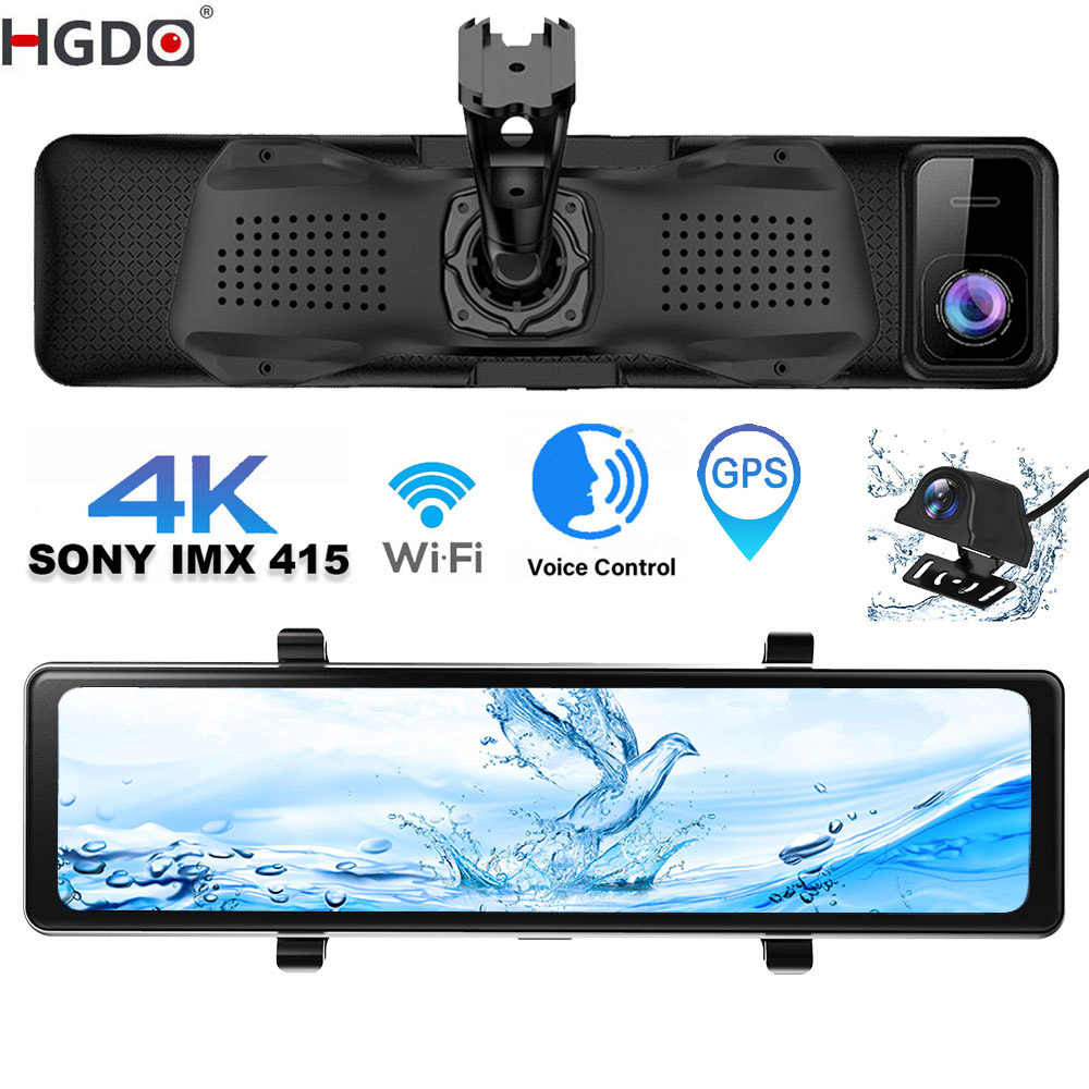 Kamera samochodowa HGDO D566 4 – Dual Dash Cam With Gps Wifi recenzja i cena