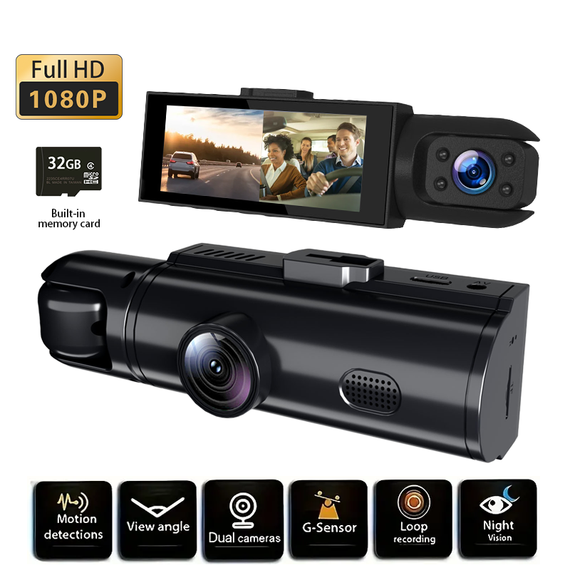 Mini Three styles: V7 V9 V10 1 – Dash Cam 3 Channel 1080P recenzja i cena