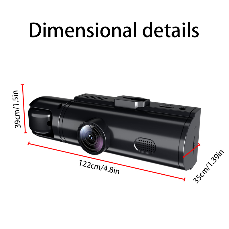 Mini Three styles: V7 V9 V10 1 – Dash Cam 3 Channel 1080P recenzja i cena