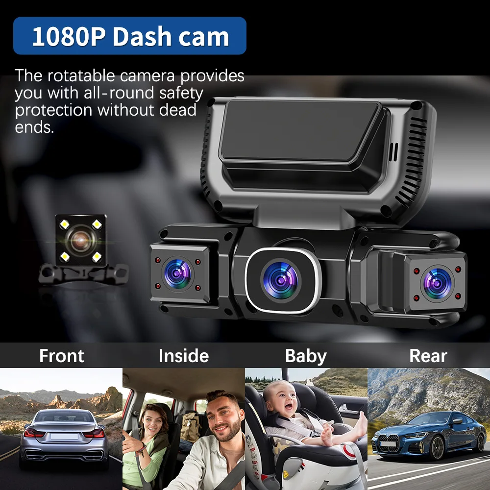 Rejestrator samochodowy 4-kame – Dash Cam 360 Degree Panoramic recenzja i cena