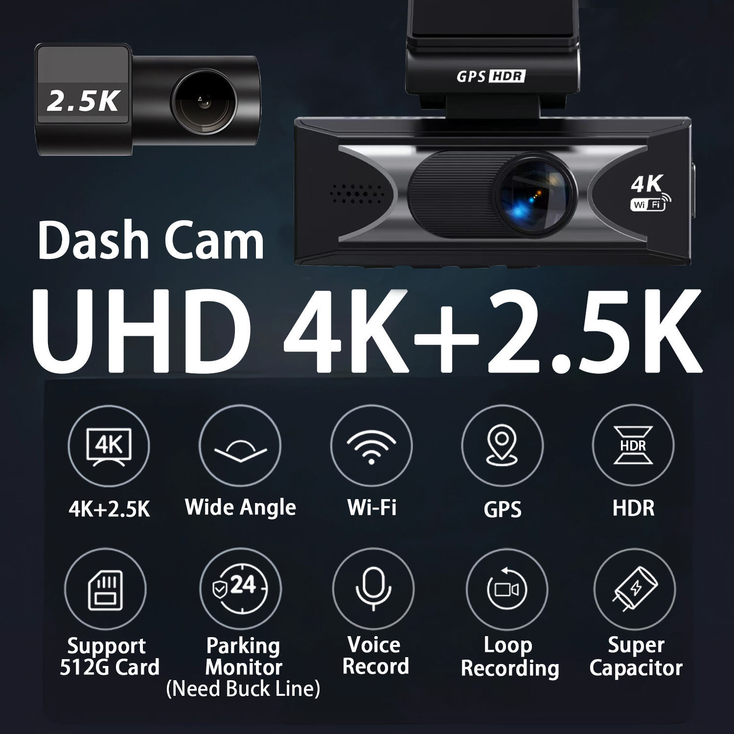 Kamera samochodowa UHD3840*216 – Dash Cam 4K Sony Starvis recenzja i cena