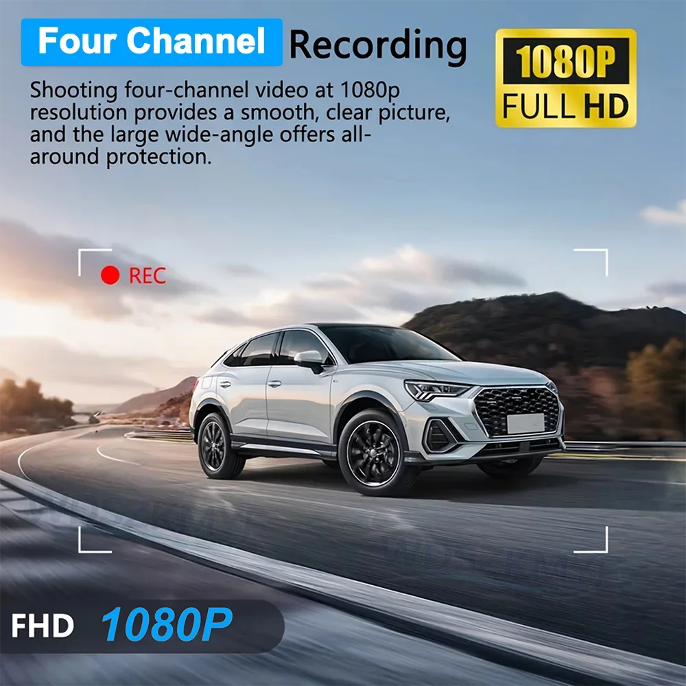 Kamera samochodowa HD 1080P 3/ – Dash Cam 3 Channel 1080P recenzja i cena