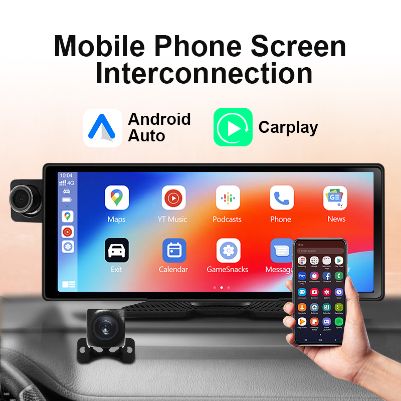 10,25-calowy WIFI Android Carp – Dual Dash Cam With Gps Wifi recenzja i cena