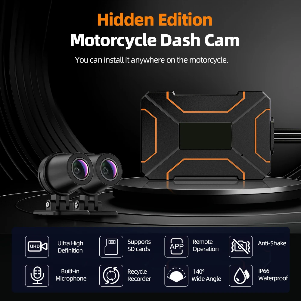 Wodoodporny, ukryty rejestrato – Dash Cam 2K Dual Lens recenzja i cena