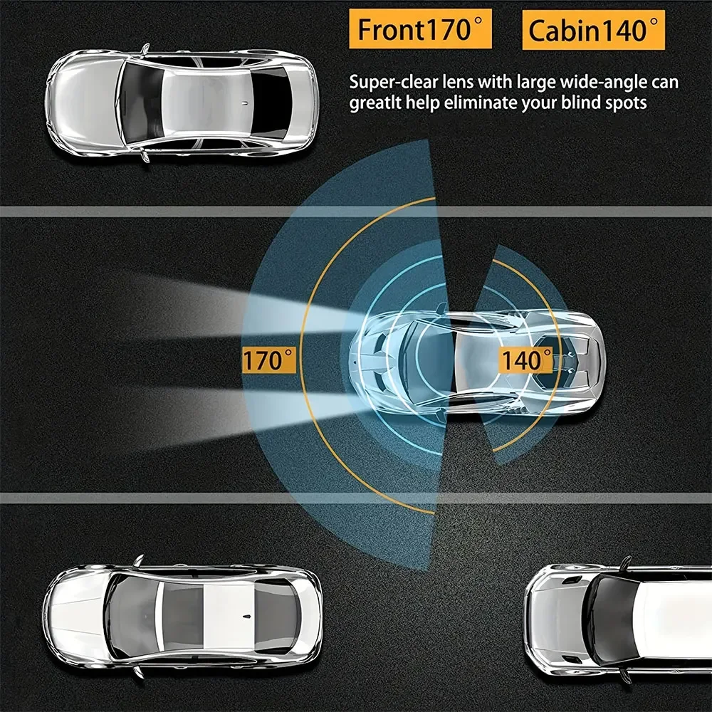 Kamera samochodowa 2K z dwoma  – Dash Cam 2K Dual Lens recenzja i cena