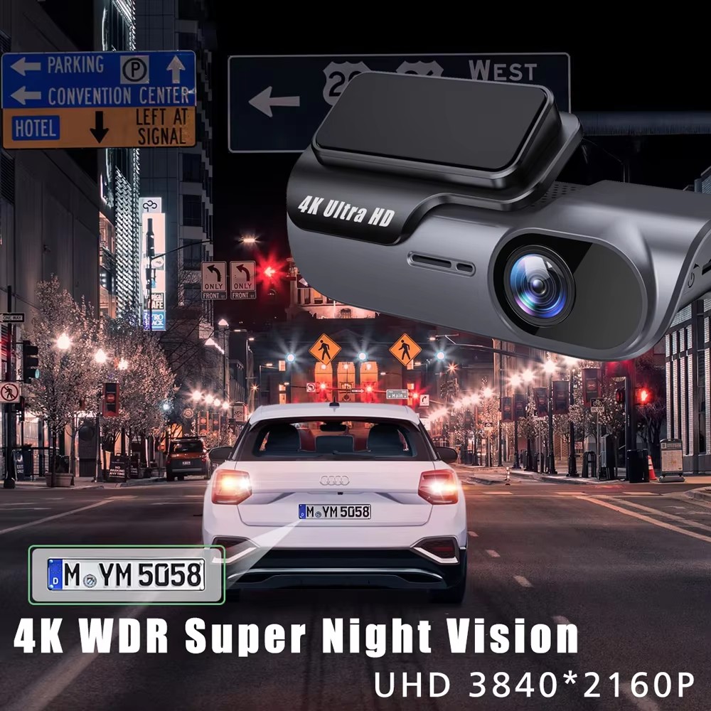 Kamera samochodowa DashCam 4K  – Dual Dash Cam With Gps Wifi recenzja i cena