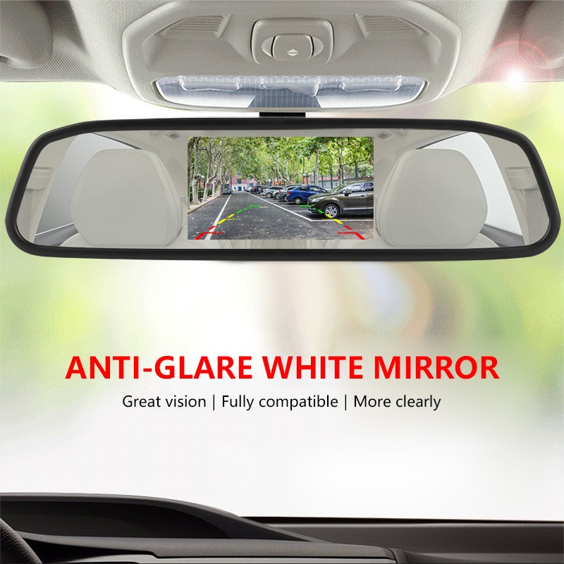 4,3-calowe lusterko wsteczne s – Dash Cam Mirror Backup Camera recenzja i cena