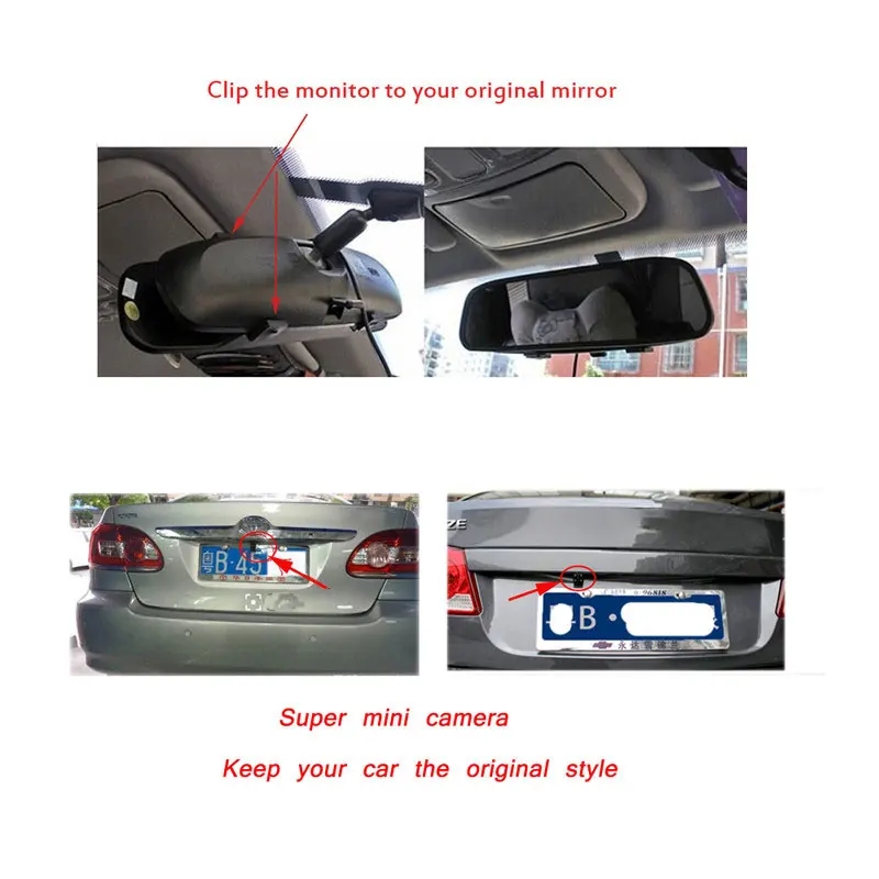 4,3-calowe lusterko wsteczne s – Dash Cam Mirror Backup Camera recenzja i cena