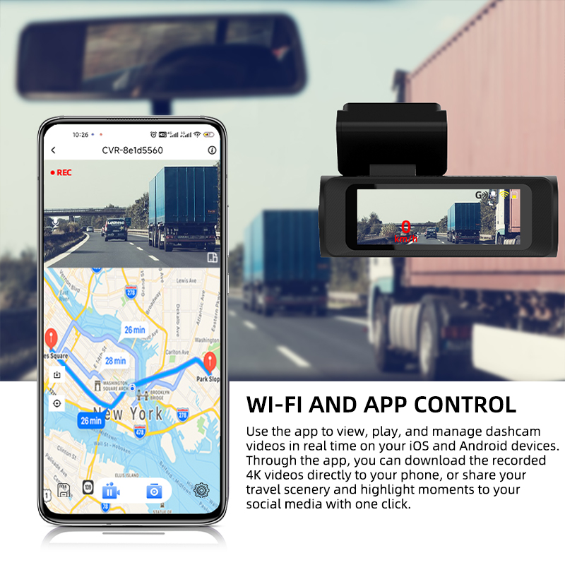 Yangood Kamera Samochodowa 4K  – Dash Cam 4K Sony Starvis recenzja i cena