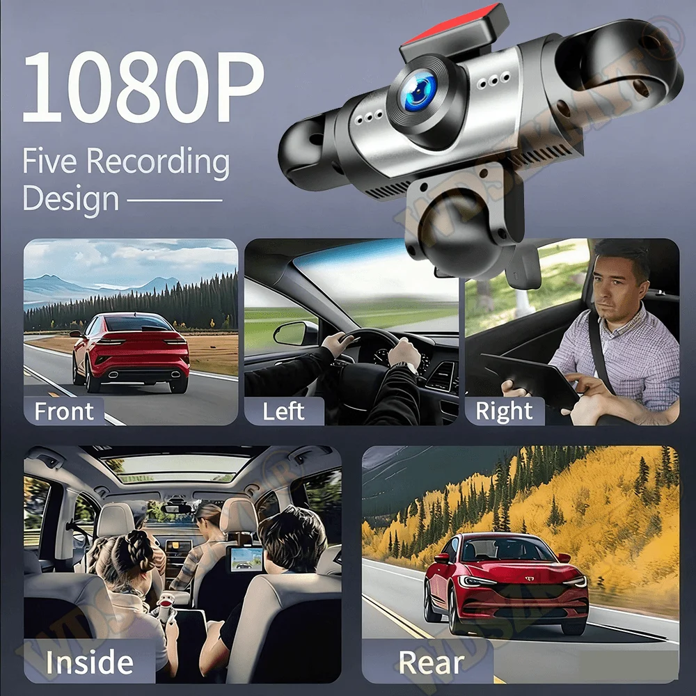 Ulepszony 3/5-kanałowy rejestr – Dash Cam 360 Degree Panoramic recenzja i cena
