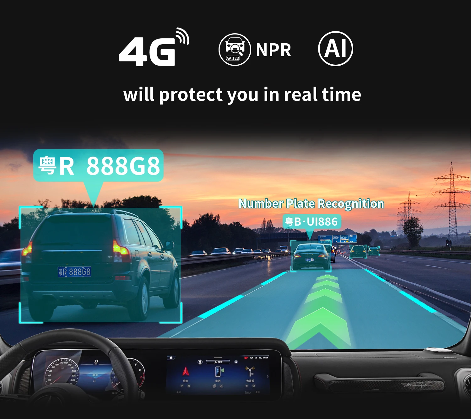 Kamera samochodowa 4K z podwój – Dash Cam Front And Rear 4K recenzja i cena