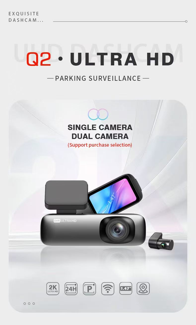 Nowa kamera samochodowa 2026 Q – Dash Cam 2K Dual Lens recenzja i cena