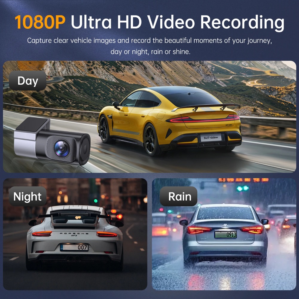 Miniaturowa kamera samochodowa – Dash Cam Front And Rear 4K recenzja i cena