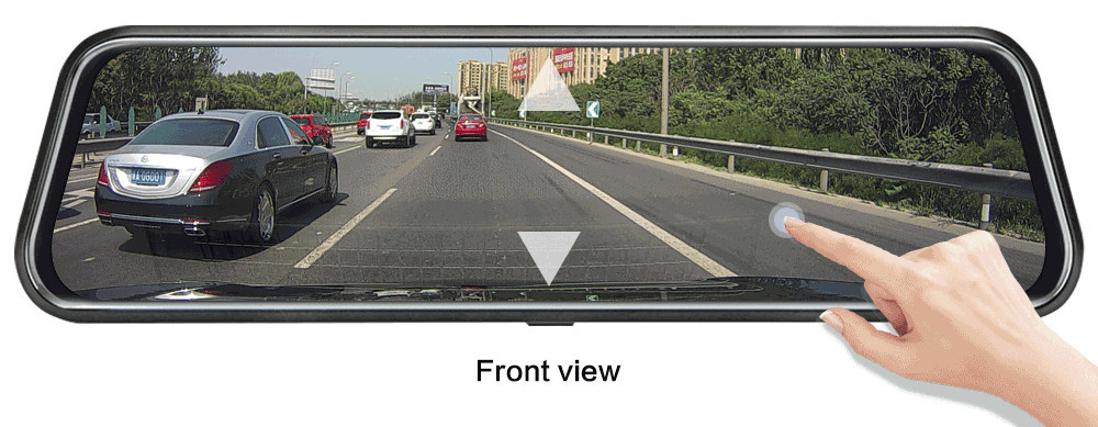 12-calowy 4K Android Auto Carp – Dash Cam Rear View Mirror 12 Inch recenzja i cena