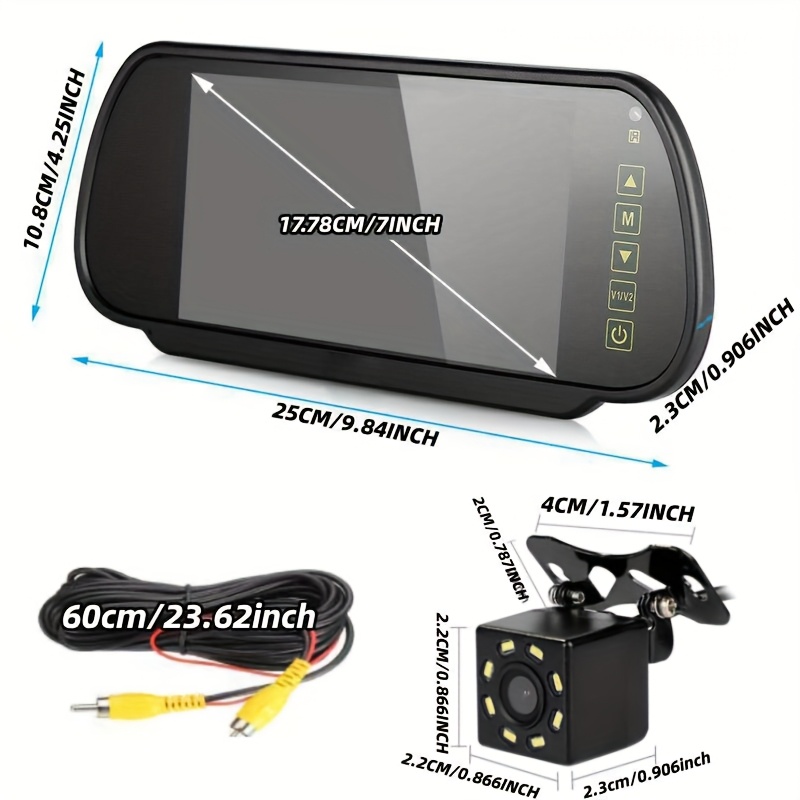 Zestaw monitora z kamerą cofan – Dash Cam Mirror Backup Camera recenzja i cena