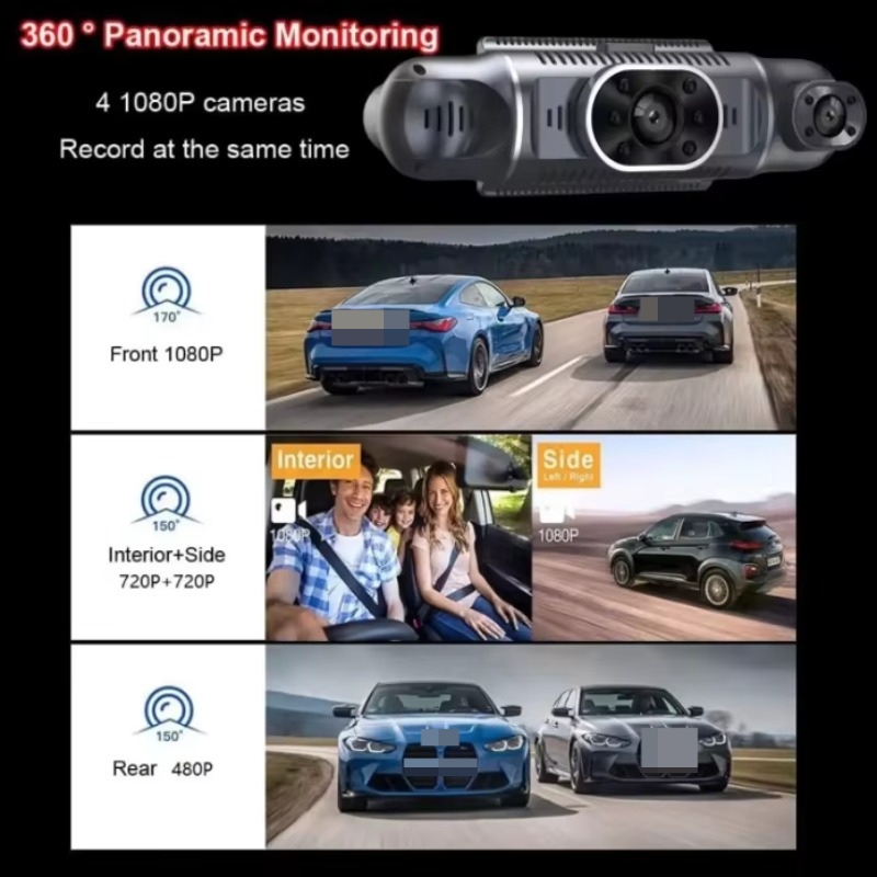 360-stopniowy panoramiczny wid – Dash Cam 360 Degree Panoramic recenzja i cena