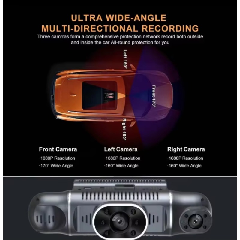 360-stopniowy panoramiczny wid – Dash Cam 360 Degree Panoramic recenzja i cena