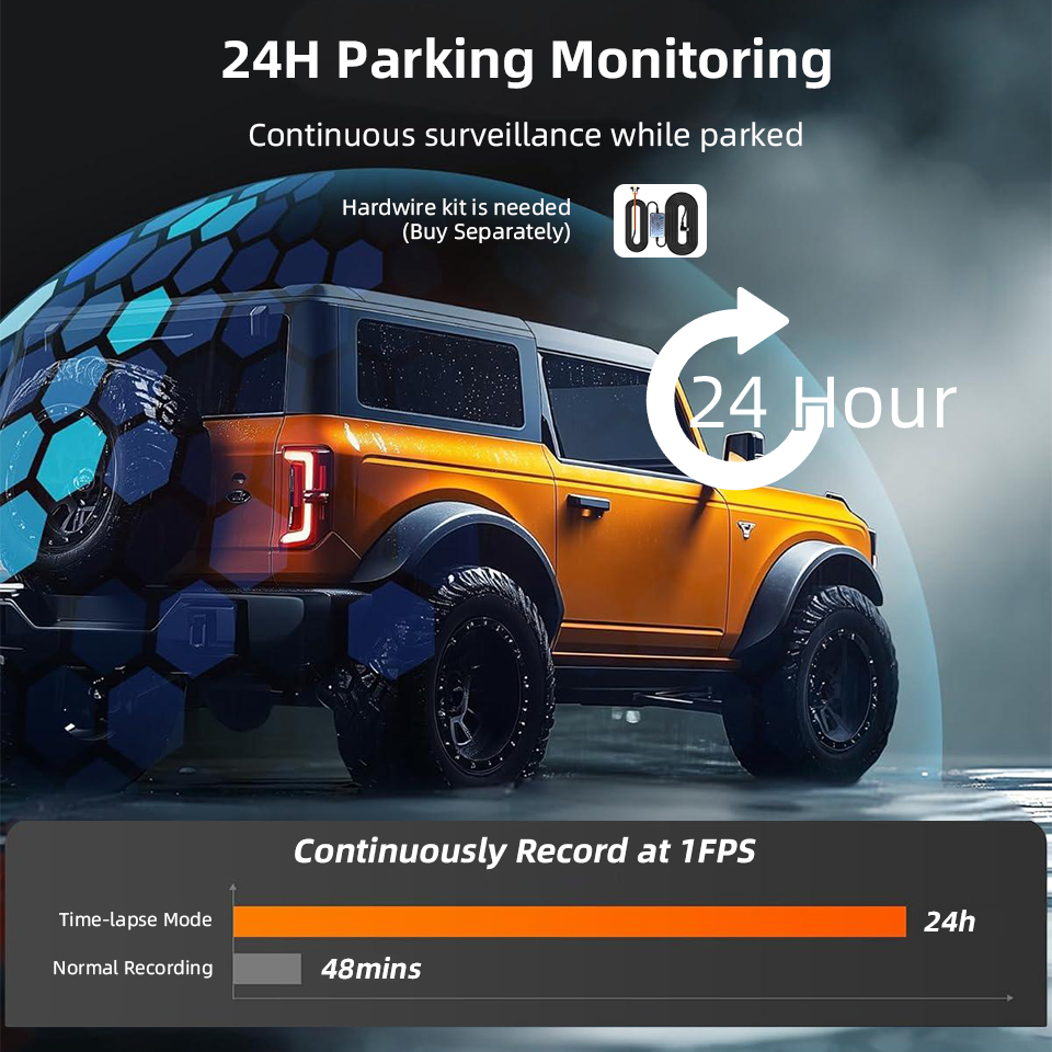 Lusterko wsteczne z ekranem do – Dual Dash Cam With Gps Wifi recenzja i cena