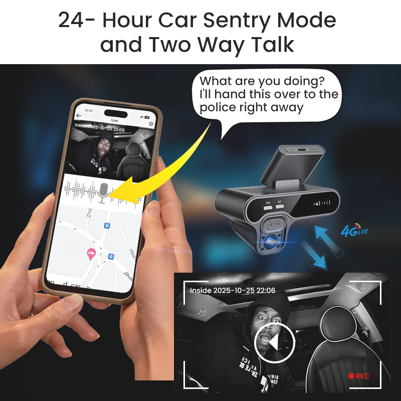 Kamera samochodowa 4G LTE 2K z – Dash Cam Night Vision Infrared recenzja i cena