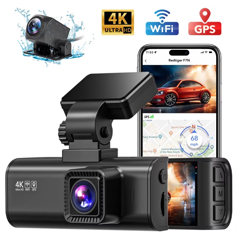 F7N WIFI GPS Obsługa 3,16-calo – Dual Dash Cam With Gps Wifi recenzja i cena