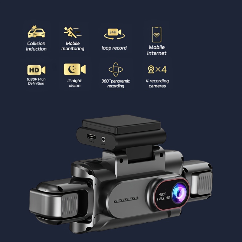 Kamera samochodowa WiFi 3-4 ka – Dash Cam 3 Channel 1080P recenzja i cena