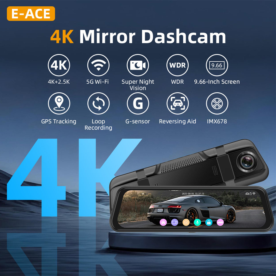 E-ACE 4K – kamera samochodowa  – Dash Cam 4K Sony Starvis recenzja i cena