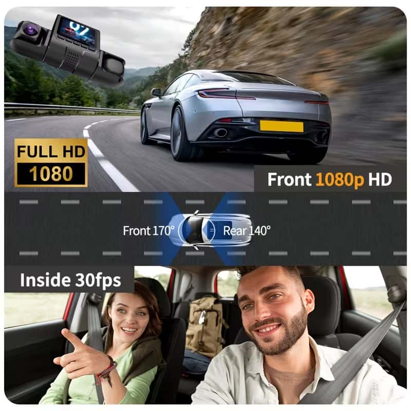 Dwukanałowa wbudowana kamera s – Dash Cam Night Vision Infrared recenzja i cena