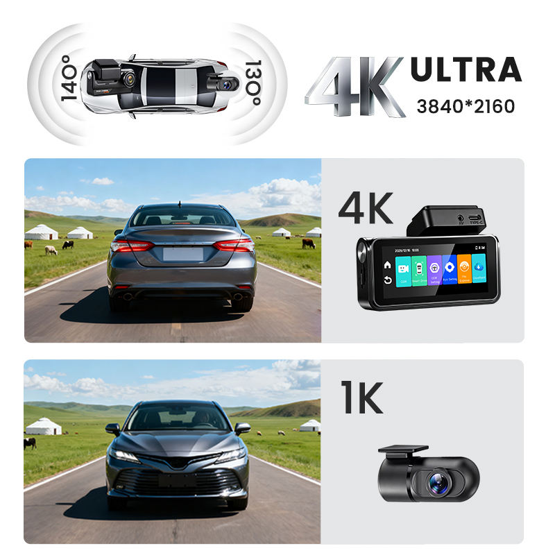 Kamera samochodowa z ekranem d – Dual Dash Cam With Gps Wifi recenzja i cena