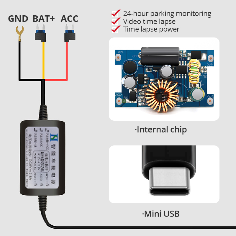 Yangood 3,5-metrowy kabel Buck – Dash Cam Hardwire Kit recenzja i cena
