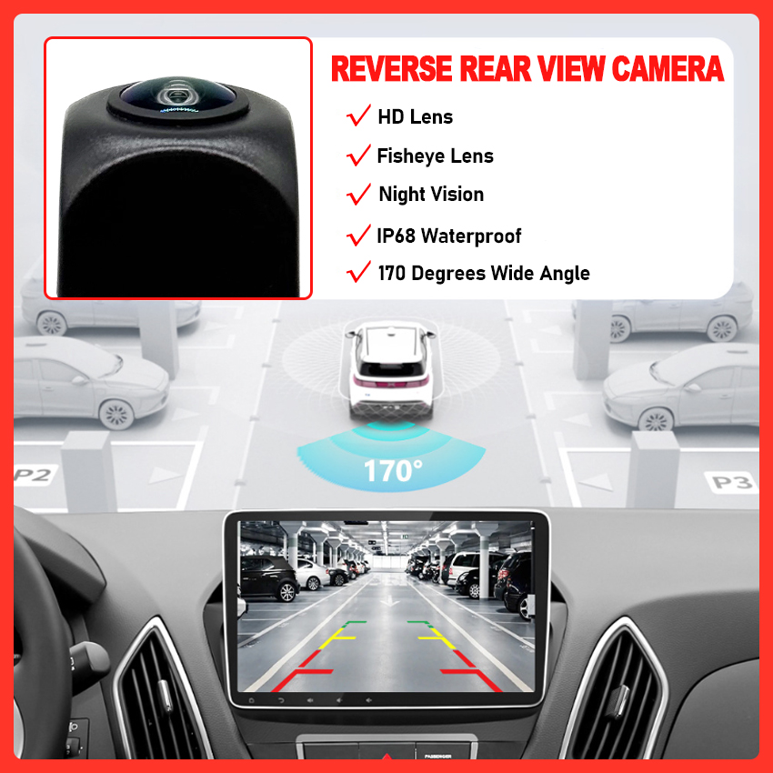 Nowość! 170 °   Kamera cofania – Dash Cam With Parking Monitor recenzja i cena