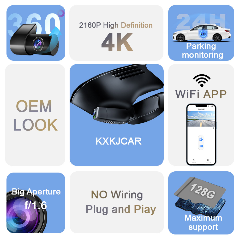 Niestandardowa kamera samochod – Dash Cam Front And Rear 4K recenzja i cena