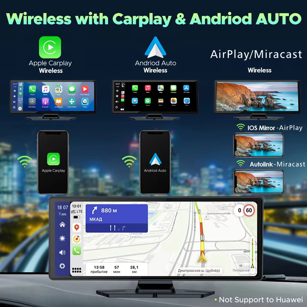 Kamera samochodowa 4K 3840*216 – Dual Dash Cam With Gps Wifi recenzja i cena
