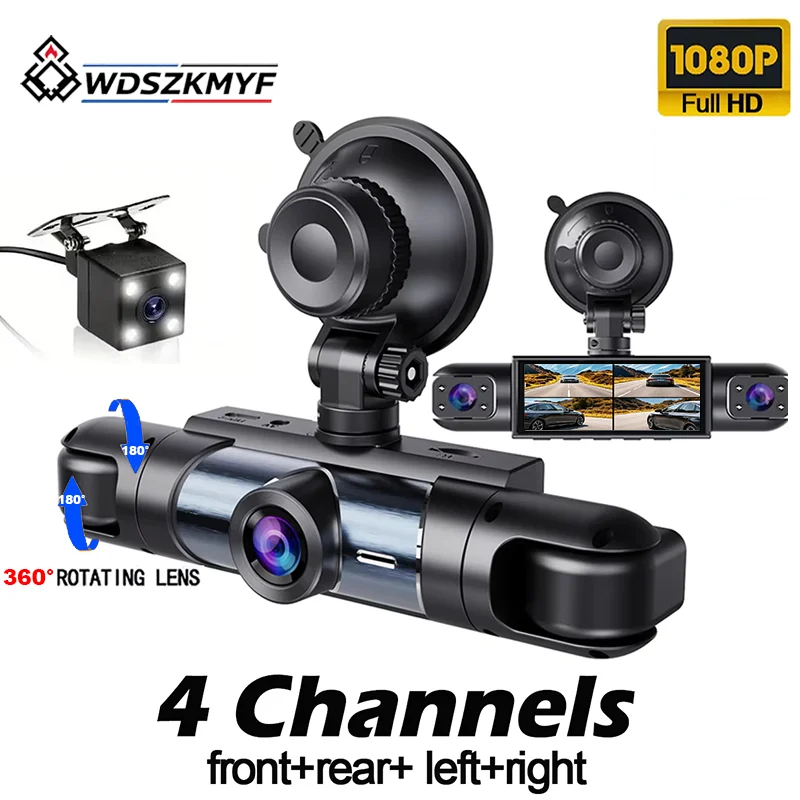 3/4-kanałowa kamera samochodow – Dash Cam 3 Channel 1080P recenzja i cena
