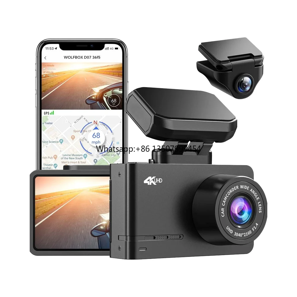 Wolfbox Dealer D07 Dual Double – Dash Cam Front And Rear 4K recenzja i cena