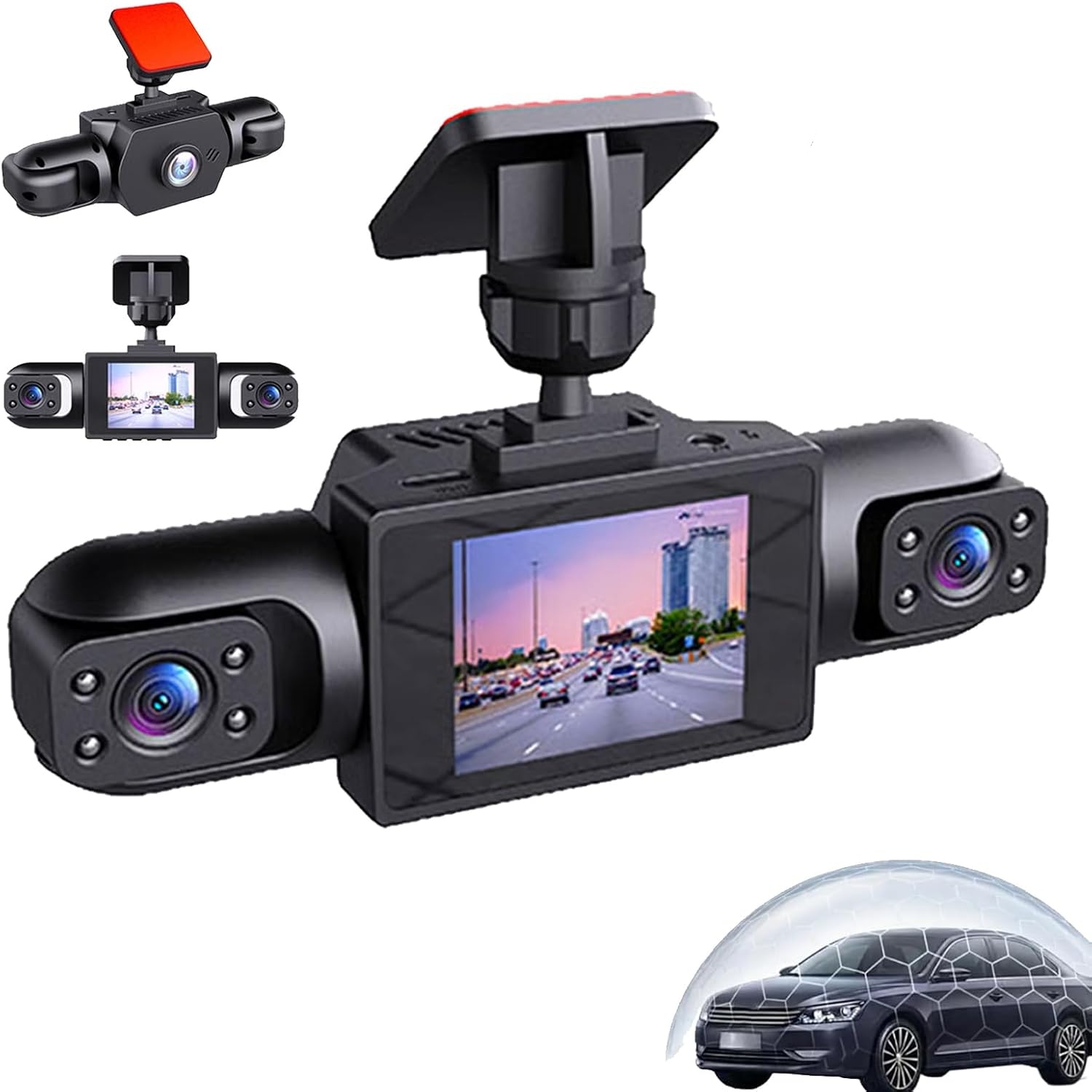 Wielofunkcyjna kamera samochod – Dash Cam 360 Degree Panoramic recenzja i cena